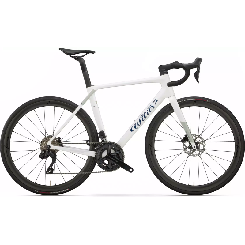 Photo non contractuelle: Le vélo est livré en SHIMANO 105 DI2 R7170 2x12S avec des roues MICHE SYNTHIUM AERO.