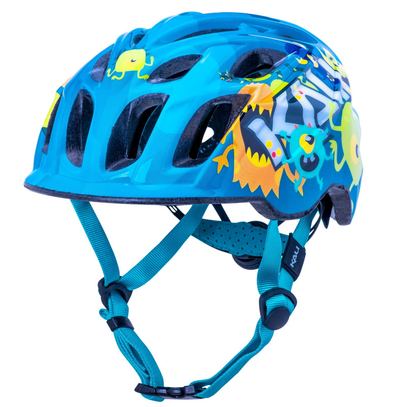 Casque enfant KALI CHAKRA monstre bleu